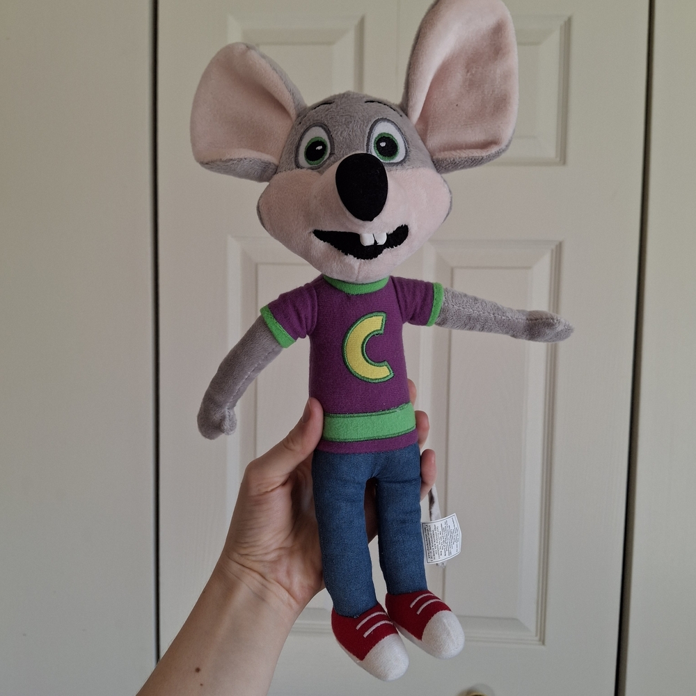 2013 Chuck E Cheese Pizza Mouse 13" Plush Stuffed Animal Toy Collectors And Kids